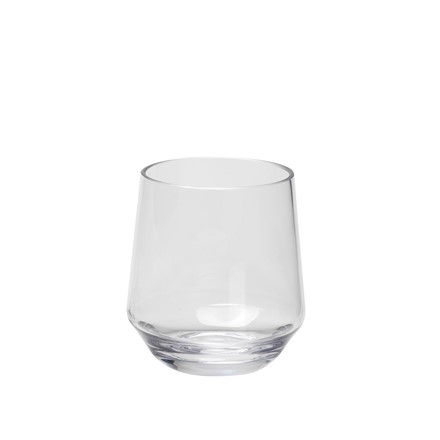 Tritan Curve 14 oz. Stemless Wine Glass Clear